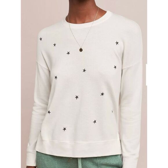 Anthropologie Star Distressed Sweater - Picture 1 of 8